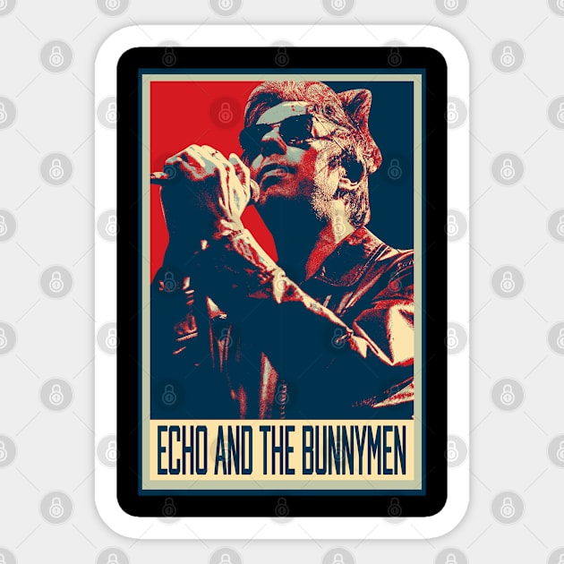 Bunnymen Chronicles Moments Of Brilliance And Melody Sticker by Super Face